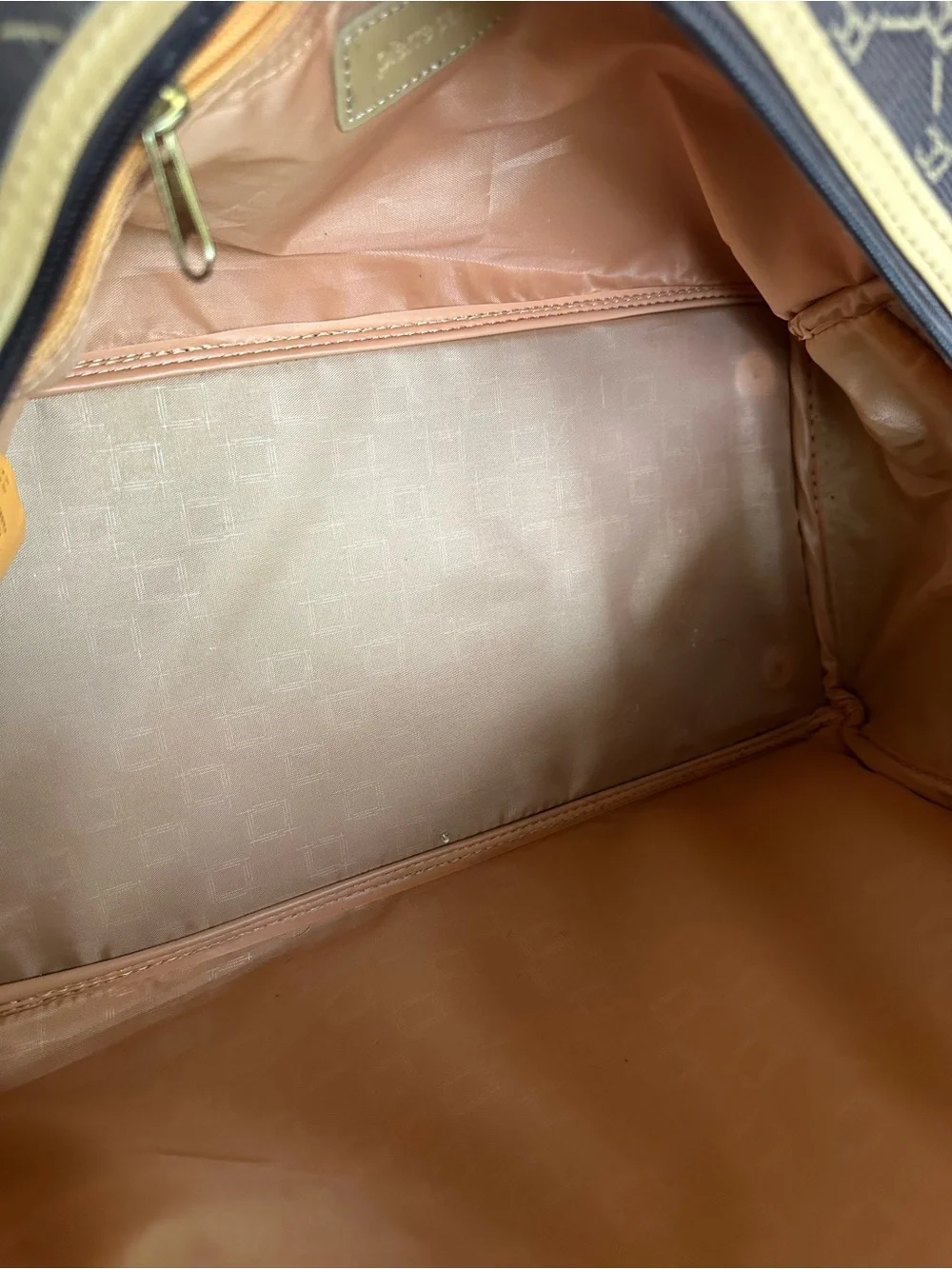Pierre Cardin Signature Travel Duffle Bag Vintage